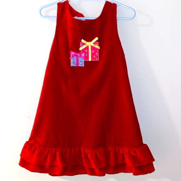 Talbots Kids Vintage Velvet Holiday Dress - Picture 1 of 3